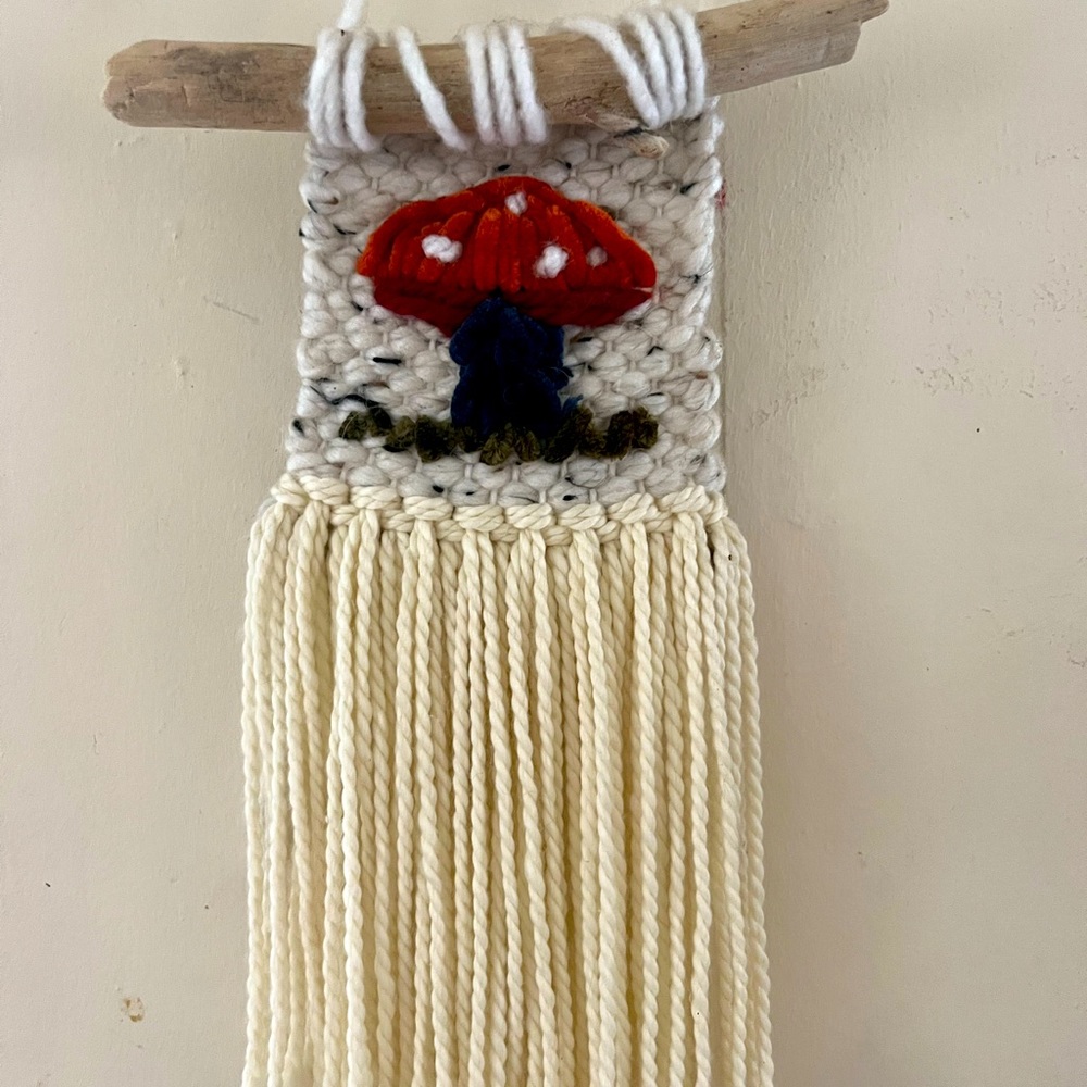 Mushroom tapestry